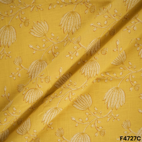 Printed Cotton Slub Fabric- F4727